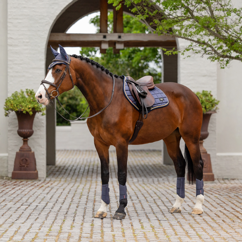 LeMieux Loire Classic Close Contact Square - Dusk Blue-6