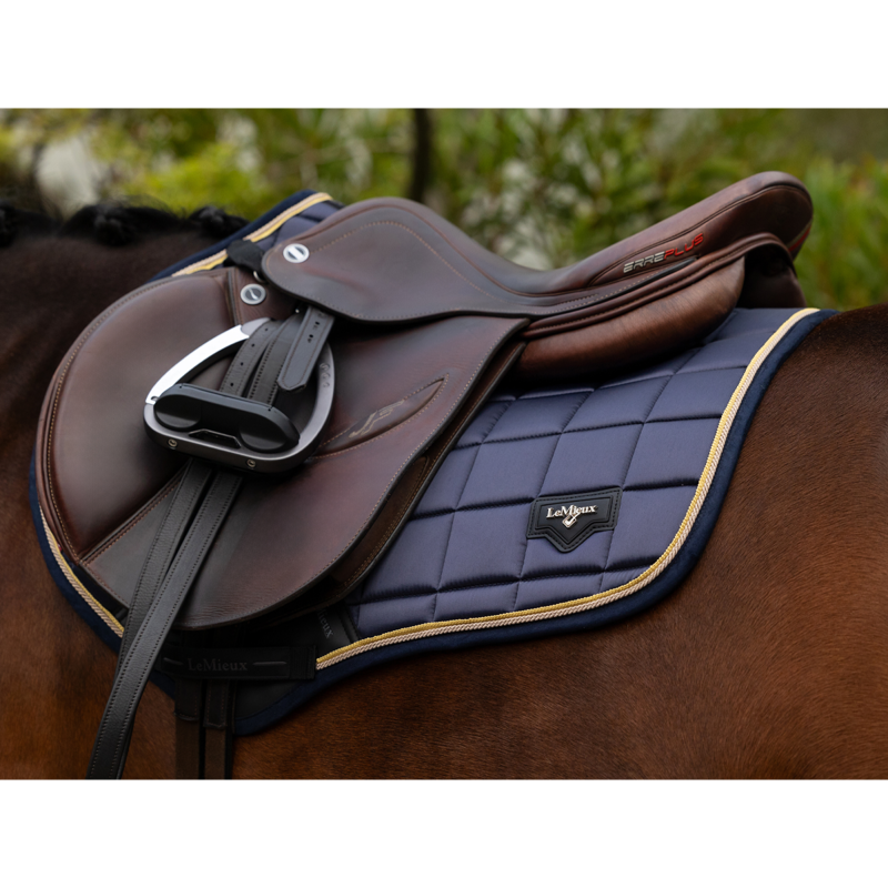 LeMieux Loire Classic Close Contact Square - Dusk Blue-1