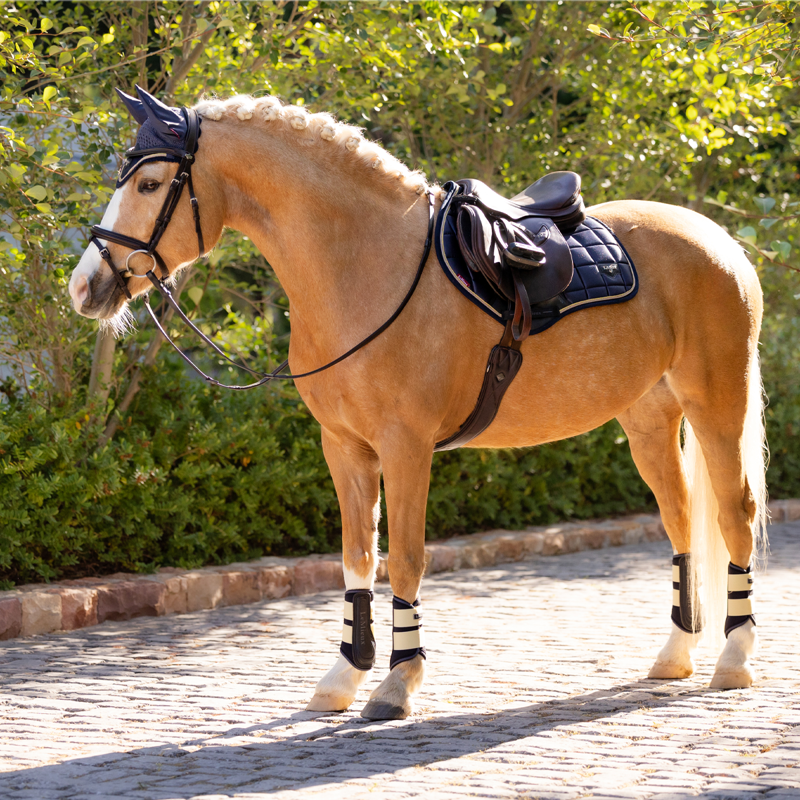 LeMieux Loire Classic Close Contact Square - Dusk Blue-5