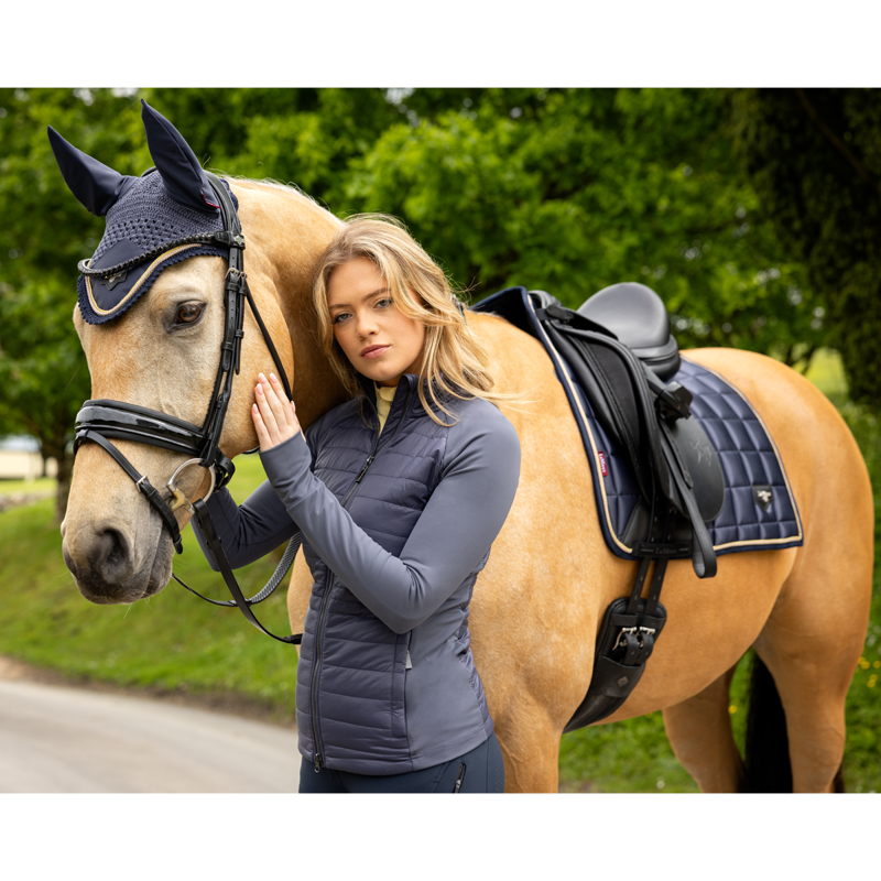 LeMieux Loire Classic Dressage Square  - Dusk Blue-5