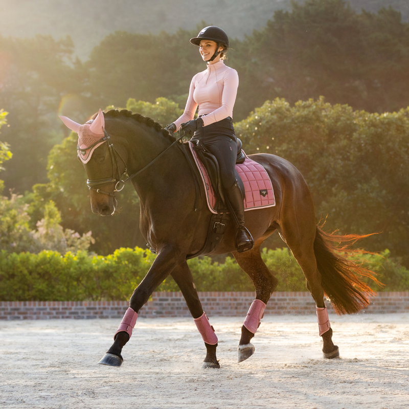 LeMieux Loire Classic Dressage Square  - Peony-11