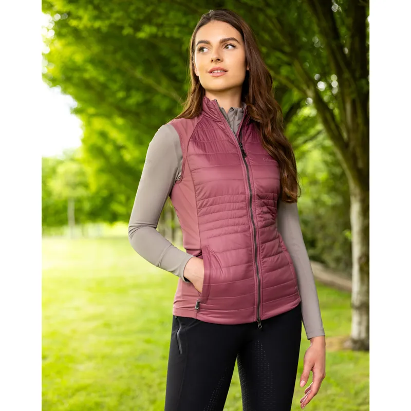LeMieux Ladies Juliette Gilet - Rosewood-4