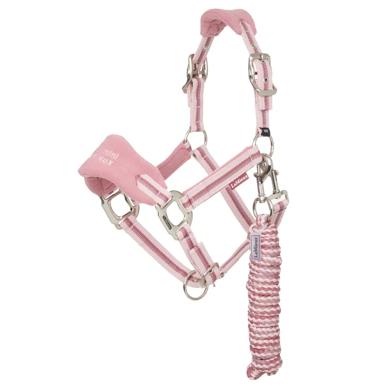 LeMieux Mini Vogue Headcollar And Leadrope - Peony
