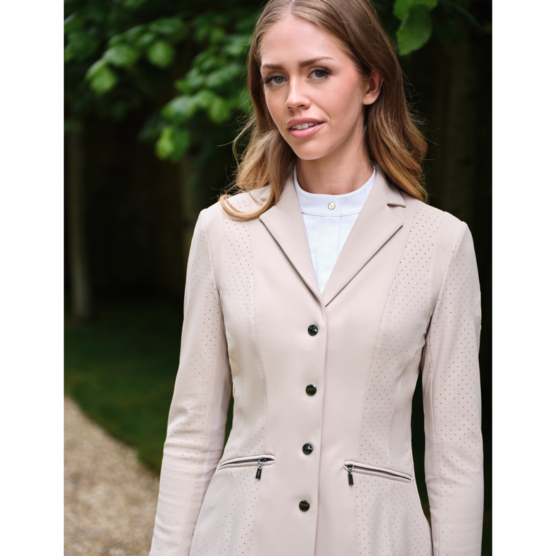 LeMieux Ladies Jessica Mesh Show Jacket - Stone-5