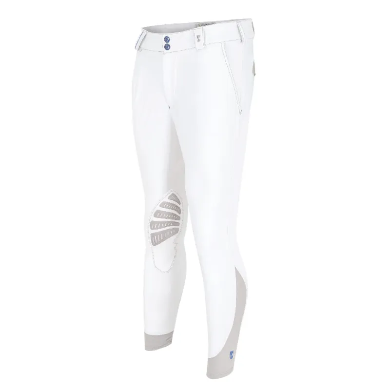 Tredstep Symphony Azzura Pro Gents Knee Patch Breeches - White