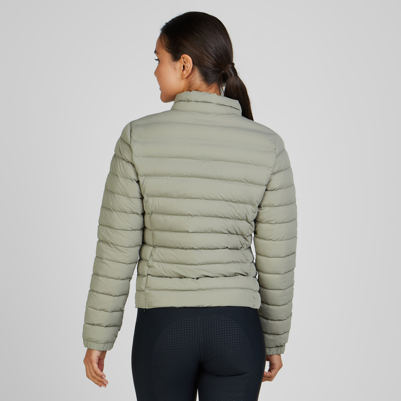 Pikeur Athleisure Ladies Quilted Jacket - Light Moos-5