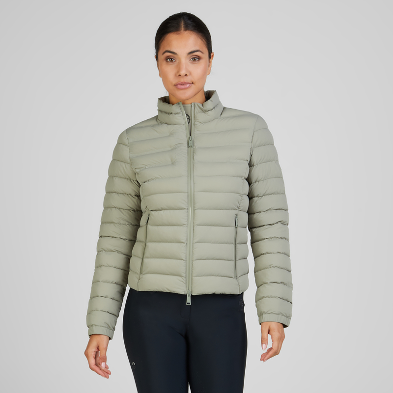 Pikeur Athleisure Ladies Quilted Jacket - Light Moos-4
