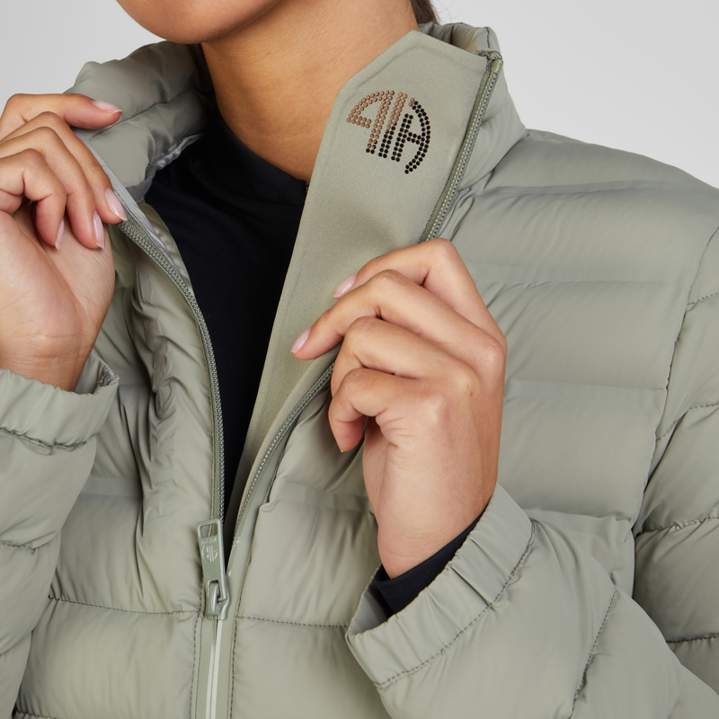 Pikeur Athleisure Ladies Quilted Jacket - Light Moos-8