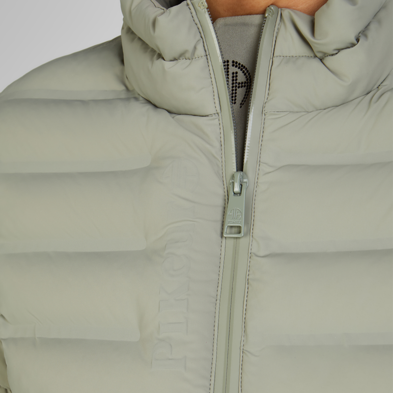Pikeur Athleisure Ladies Quilted Jacket - Light Moos-6