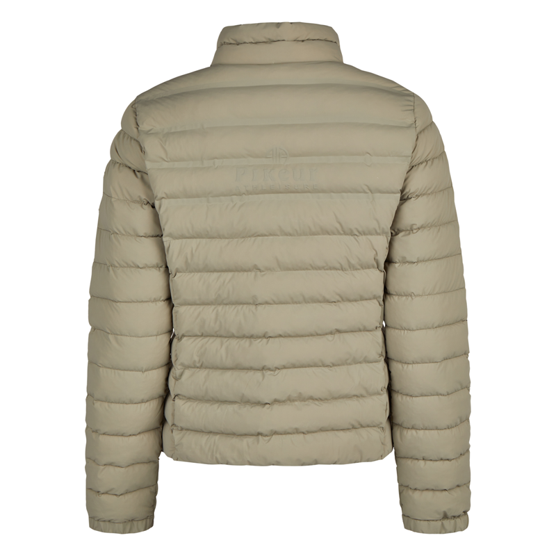 Pikeur Athleisure Ladies Quilted Jacket - Light Moos-1