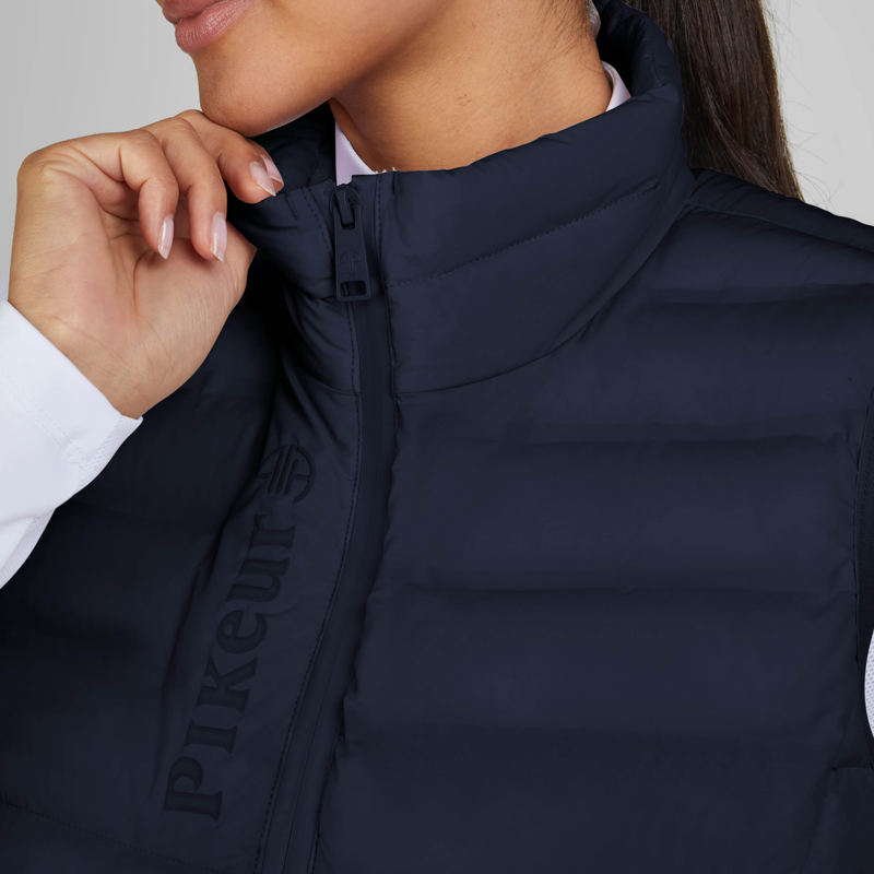 Pikeur Athleisure Ladies Quilted Gilet - Night Blue-5