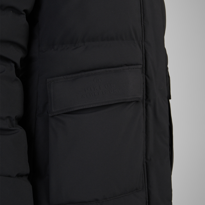 Pikeur Ladies Athleisure Rain Coat - Black-2