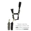 Cameo Elite Headcollar and Leadrope - Black/Old Gold