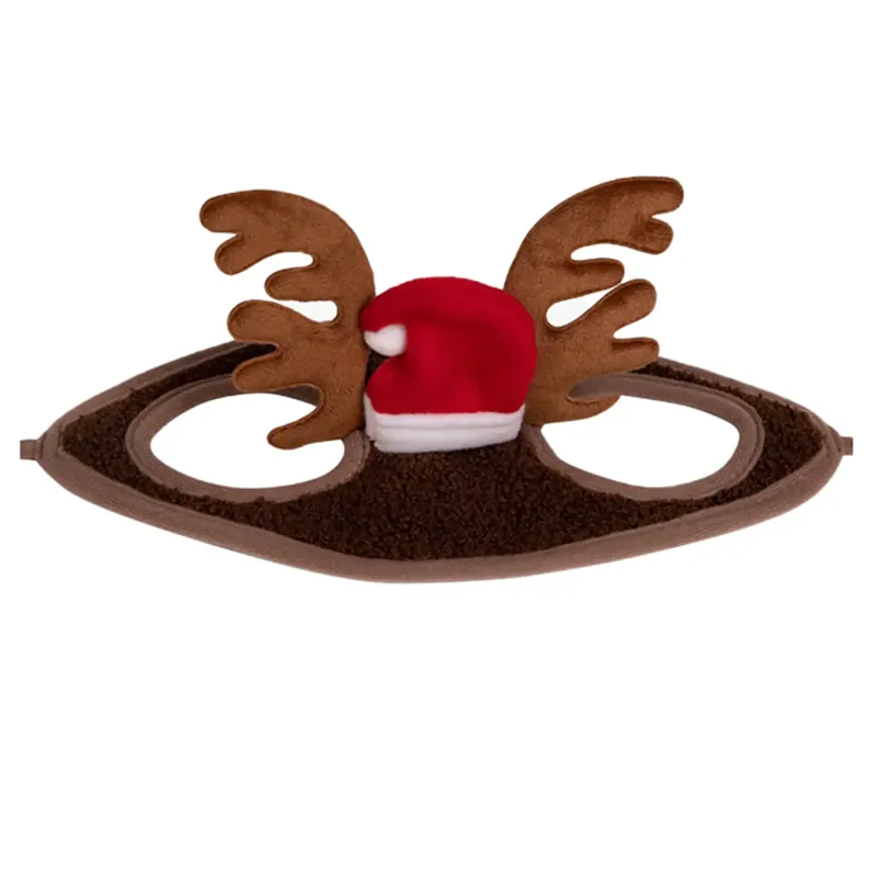 QHP Christmas Horse Hat Antlers - Red