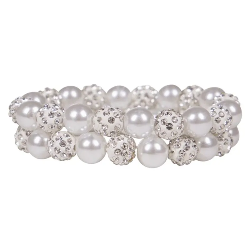 QHP Hair Scrunchie Twinkle - White