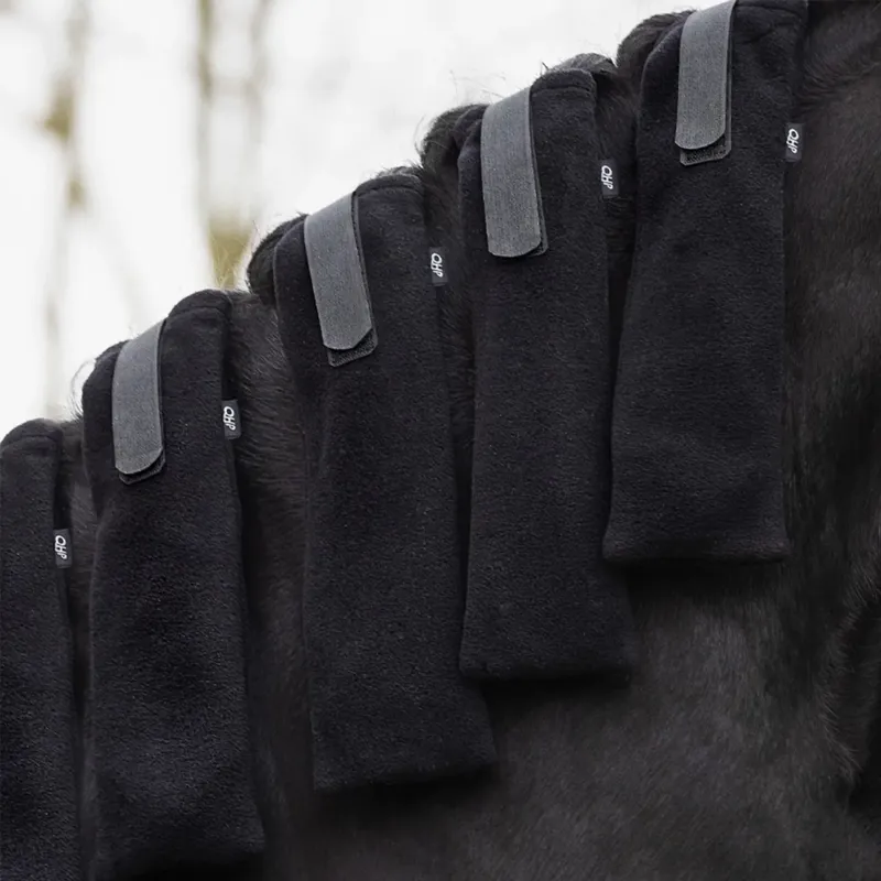 QHP Mane Protector 4 Pack - Black-1