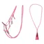 QHP Rope Halter Combi Liberty - Flamingo Pink