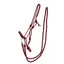QHP Rope Halter and Rein - Burgundy