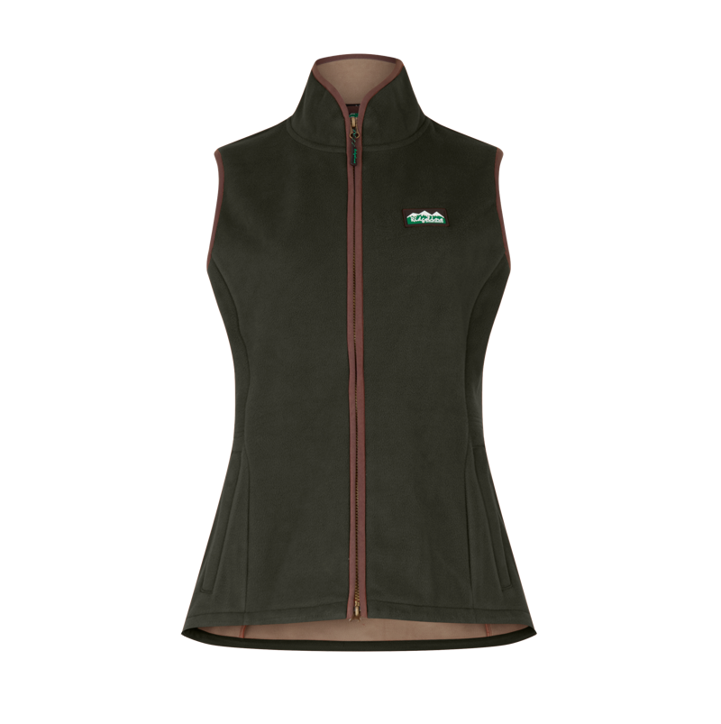 Ridgeline Women's Kodiak Fleece Gilet - Deep Forest-6