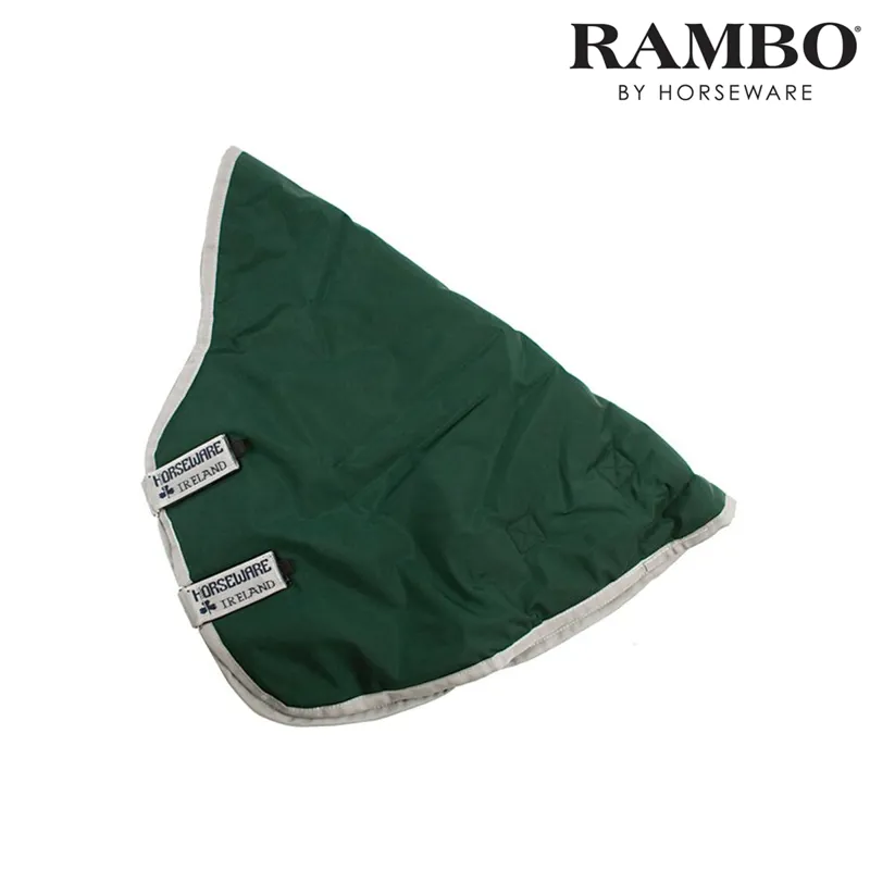 Horseware Rambo Original Turnout Hood 250g - Green/Silver
