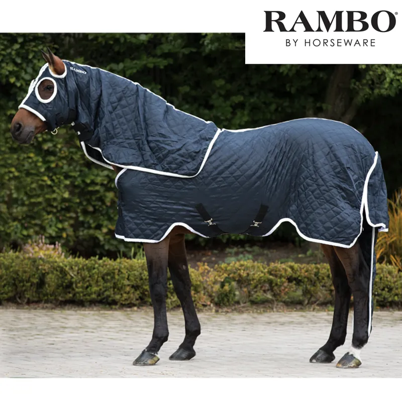 Horseware Rambo Show Set Rug - Navy/White
