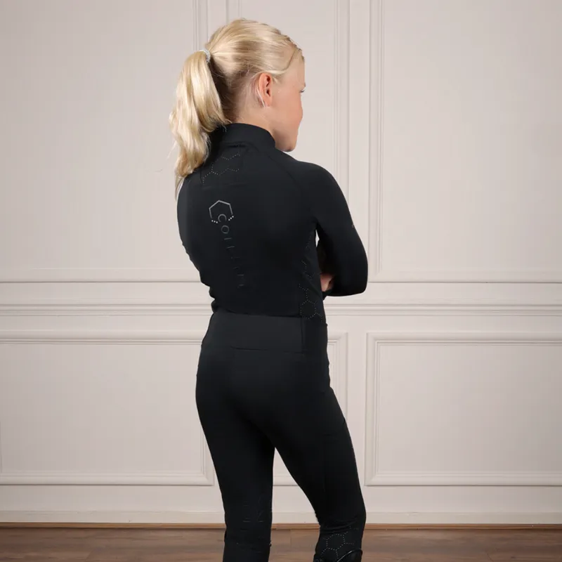 Coldstream Next Generation Ecclaw Elite Compression Riding Tights - Black-2
