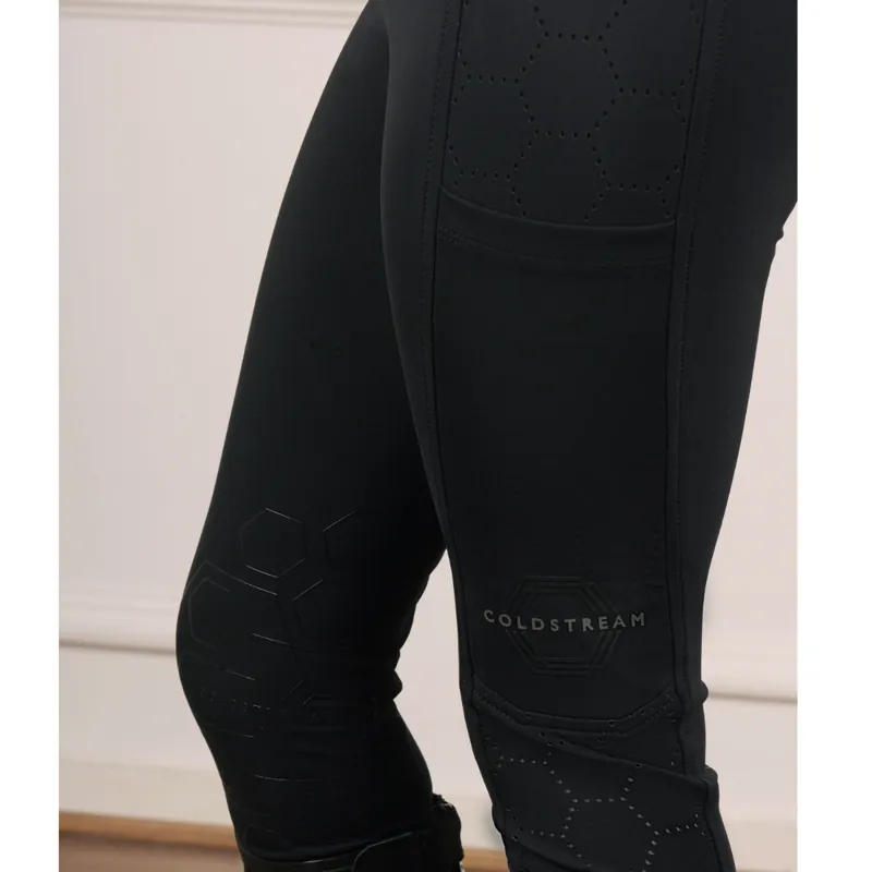 Coldstream Next Generation Ecclaw Elite Compression Riding Tights - Black-3