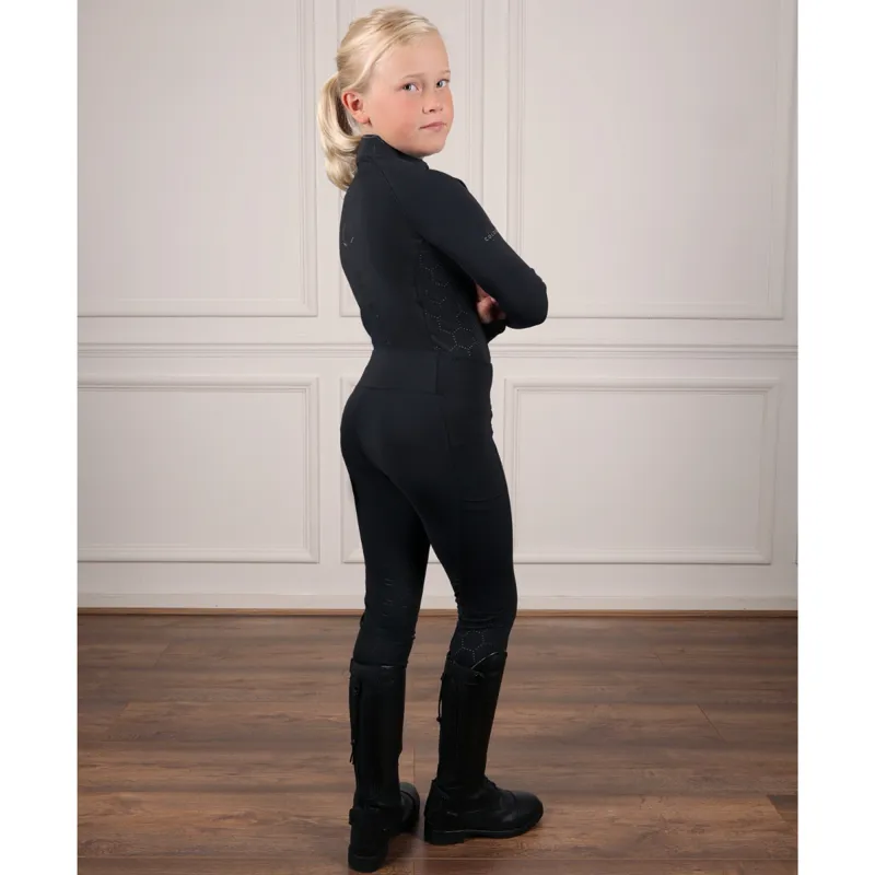 Coldstream Next Generation Ecclaw Elite Compression Riding Tights - Black-1