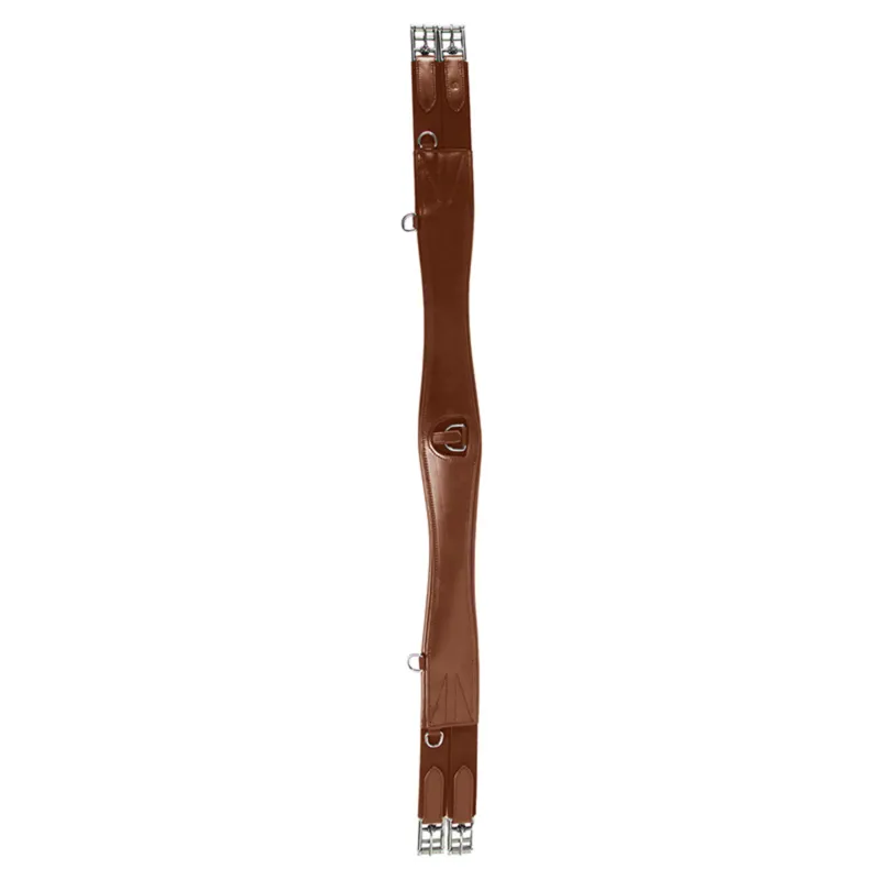 Waldhausen Leather Girth With Elastic - Brown