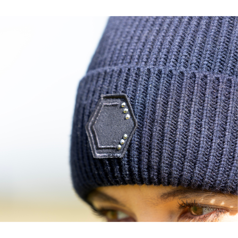 Coldstream Hawick Crystal Bobble Hat - Navy - One Size-2