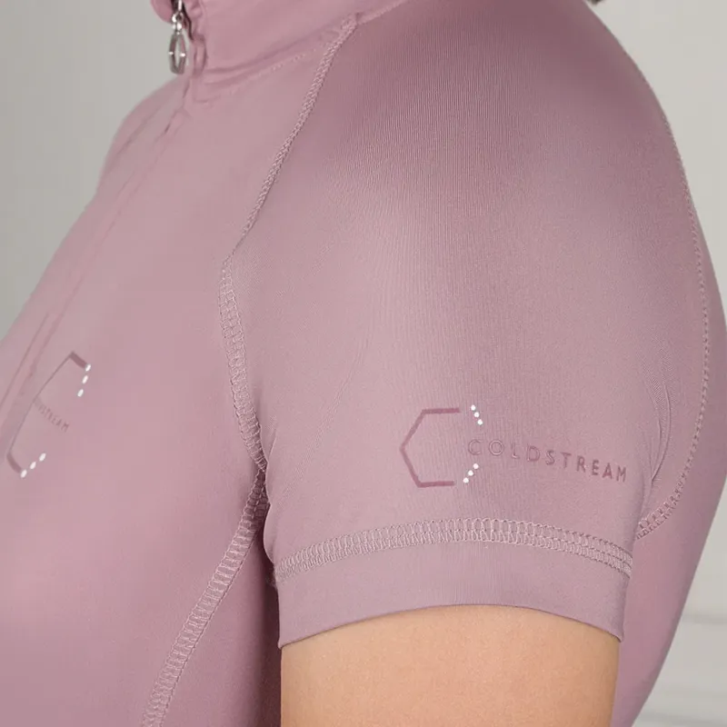 Coldstream Midlem Short Sleeve Base Layer - Dusky Pink-3