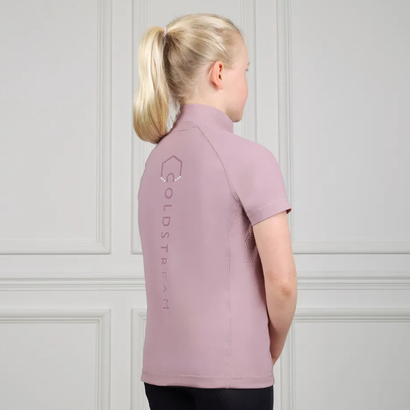 Coldstream Next Generation Midlem Short Sleeve Base Layer - Dusky Pink-1