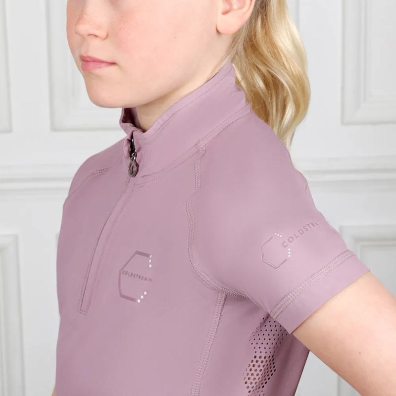 Coldstream Next Generation Midlem Short Sleeve Base Layer - Dusky Pink-2