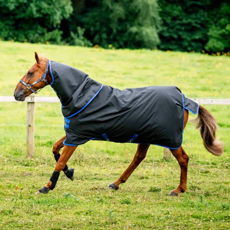 Horseware Amigo Ripstop 900 Plus 100g Turnout Rug - Black/Classic Blue