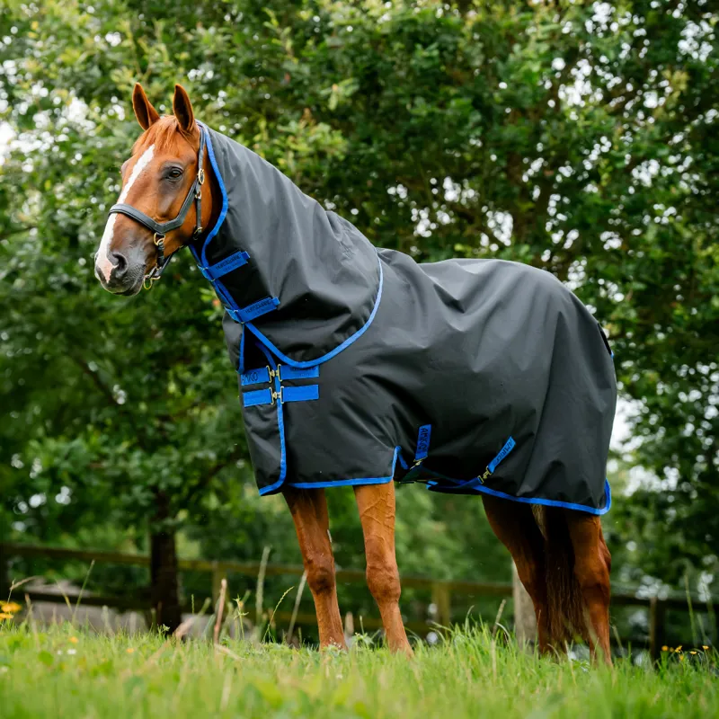 Horseware Amigo Ripstop 900 Plus 100g Turnout Rug - Black/Classic Blue-1