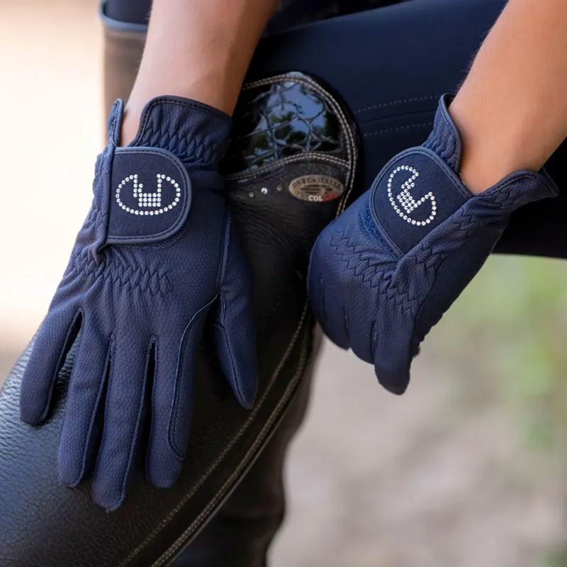 Roeckl Ladies Lisboa Gloves - Navy Blue-1