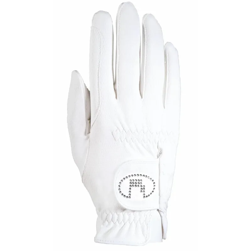 Roeckl Ladies Lisboa Gloves - White/White