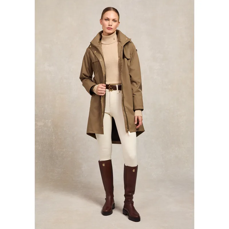 Holland Cooper Rosedale Waterproof Parka - Mink-1