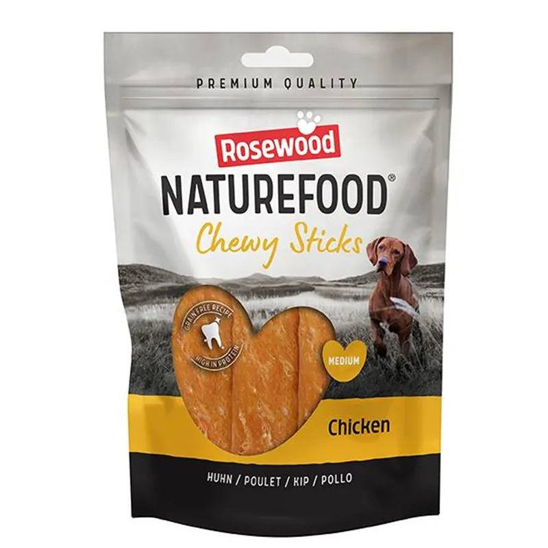 Rosewood Chewy Sticks Chicken - Medium 4pc 100g