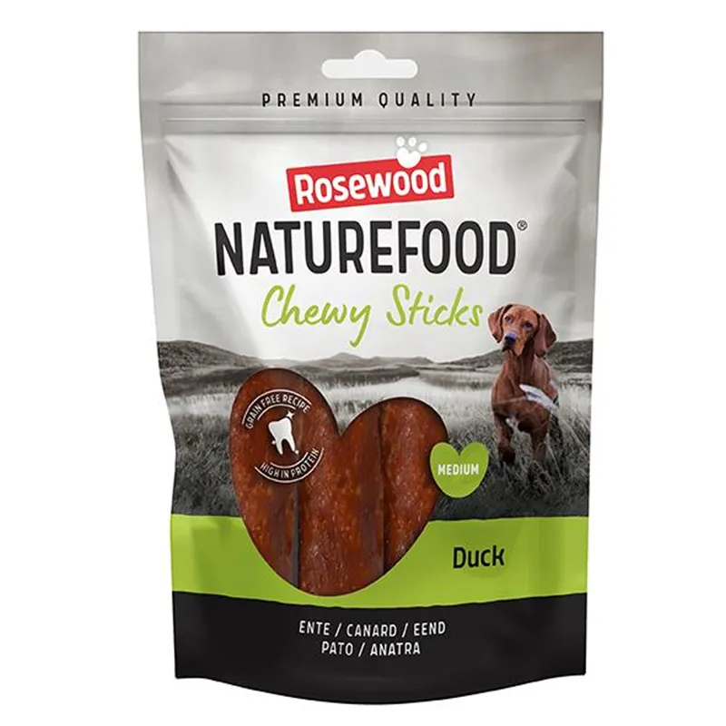 Rosewood Chewy Sticks Duck - Medium 4pc 100g