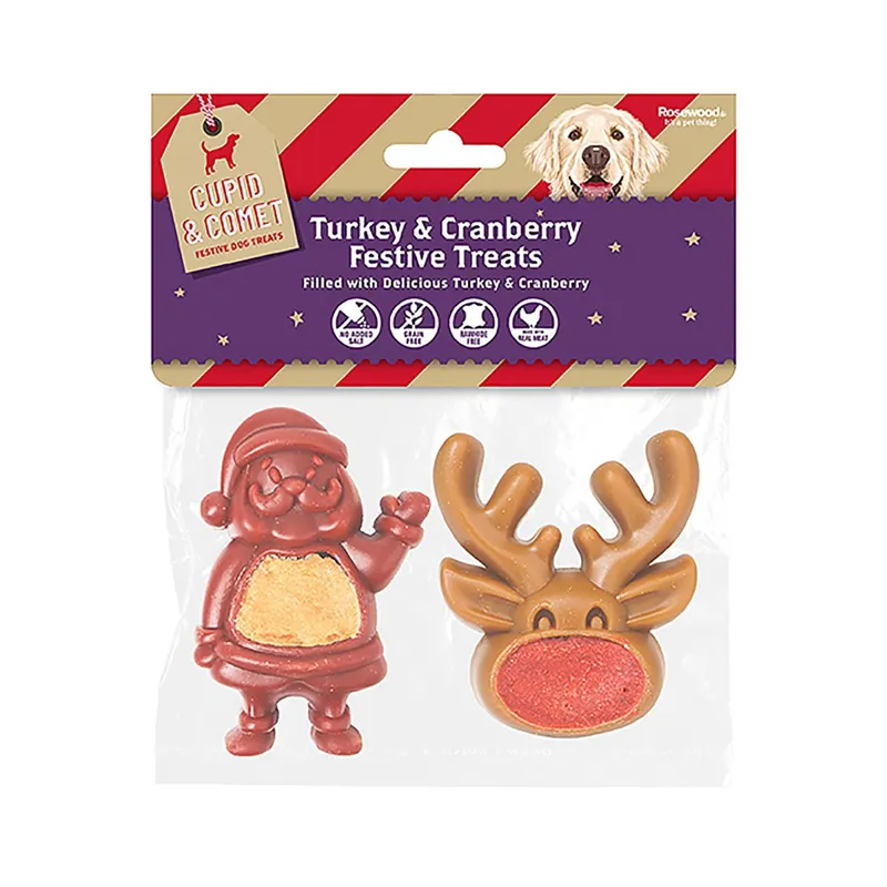 Rosewood Festive Filled Santa and Reindeer Treats 100g