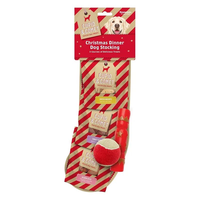 Rosewood Pets Christmas Dinner Dog Stocking