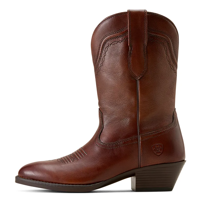 Ariat Women's Grayson R Toe Western Boot - Honey Bee-4