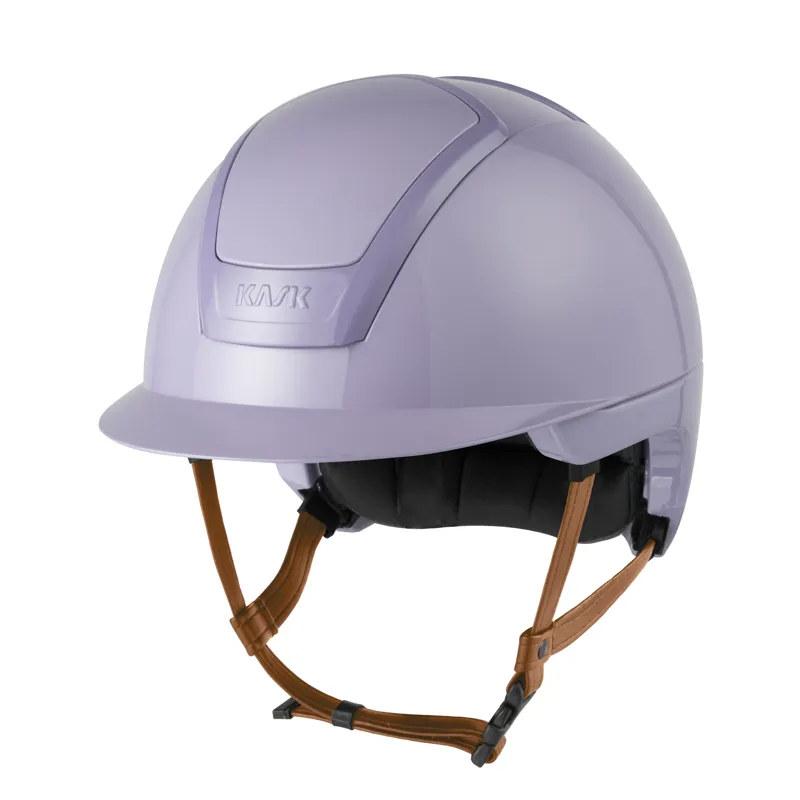 Kask Nemesi Shine Standard Peak Riding Hat - Cloud Lilac-1