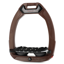 Flex-On Safe-On Inclined Ultra-Grip Stirrups - Brown/Black/Black
