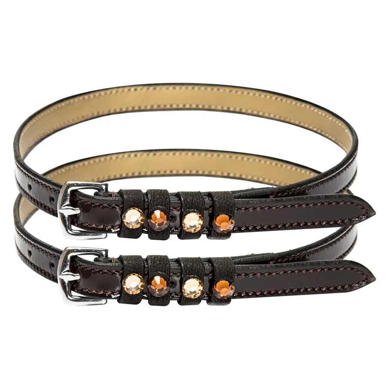 Imperial Riding Pardouz Spurstraps - Brown/Gold