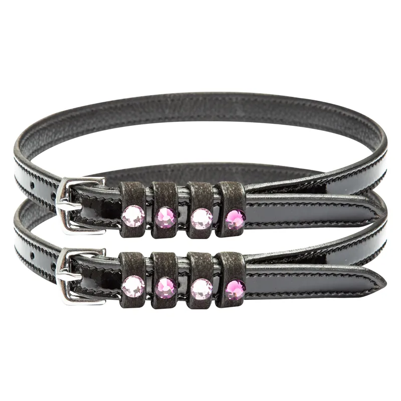 Imperial Riding Pardouz Spurstraps - Black Lack/Amethyst