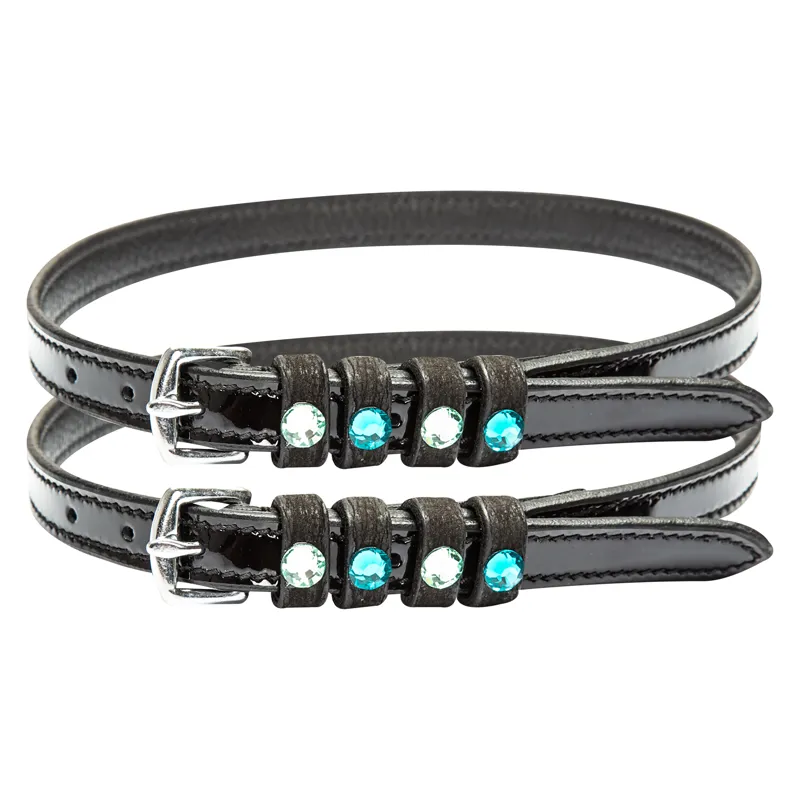 Imperial Riding Pardouz Spurstraps - Black Lack/Zircon