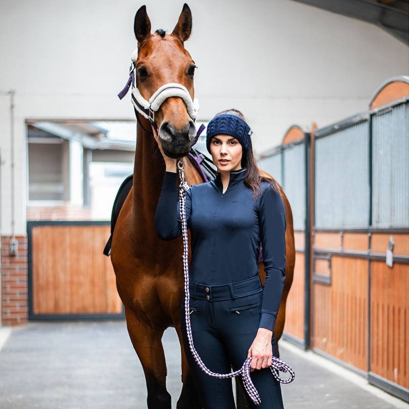 Schockemohle SPPeppa Style Ladies Training Shirt - Deep Night-9