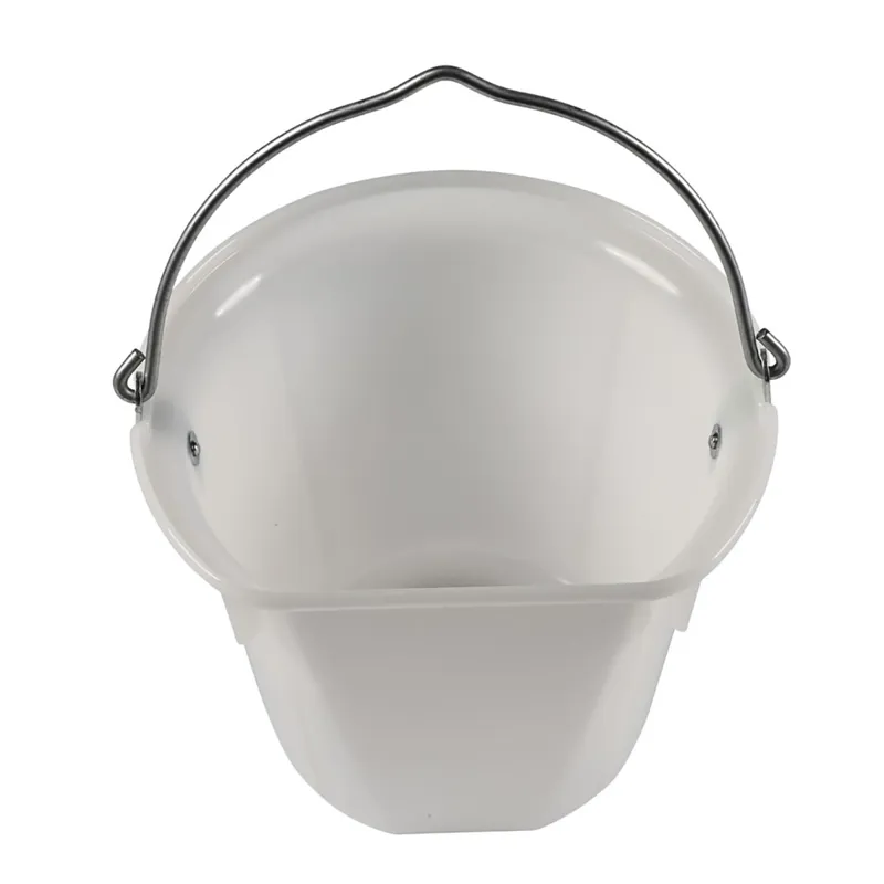 Stubbs Flat Sided Hanging Bucket 18L - White